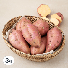 국내산 호박고구마, 1kg(중), 3개