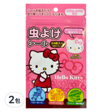 Hello Kitty 凱蒂貓 精油驅蟲貼片, 24片, 2包