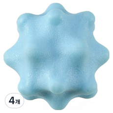 하태스몰 트렌디한 디자인 마사지볼, 고슴도치볼블루, 4개