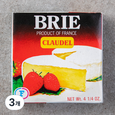 프레지덩 클라우델 브리 끌로델 쁘띠 치즈, 125g, 1개입, 3개