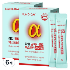 뉴트리디데이 리얼 알파시클로 덱스트린 라이트 14p, 42g, 6개