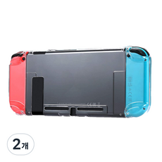 Upmarket 任天堂 Switch 專用透明水晶纖薄保護殼, 單一商品, 2個