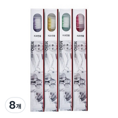 MISO DENTAL 成人雙重細軟毛牙刷 隨機出貨, 1入, 8個
