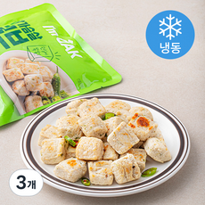 아임닭 닭가슴살 큐브 매콤청양 (냉동), 100g, 3개