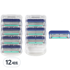Onbiu Gillette 兼容高級特寫 5 層刀片融合手冊, 12套, 4入