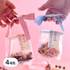 디유 막대과자 초콜릿 만들기 선물 세트 트윈리본핸들 A081, 4세트