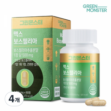 그린몬스터 맥스 보스웰리아, 60정, 4개