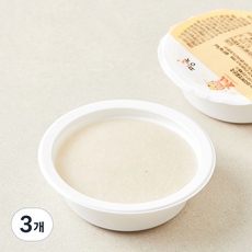 짱죽 초기 7개월 이유식 닭가슴살 느타리버섯 묽은죽, 140g, 3개