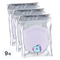 BT21 1단 점착 메모지, MANG, 40개입, 9개