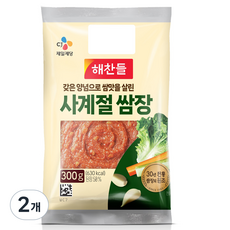 해찬들 사계절쌈장, 300g, 2개