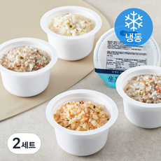 베베쿡 완료기 12개월이상 한우잣백일송이진밥 180g + 한우아보카도멜론진밥 180g + 연어감자부추진밥 180g + 닭고기들깨배추진밥 180g 예비 이유식 B세트 (냉동), 720g, 2세트