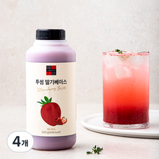 투썸플레이스 딸기베이스, 500g, 4개