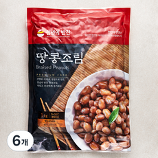 천년의반찬 땅콩조림, 1kg, 6개