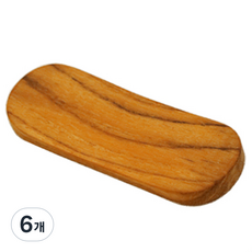 斯瓦哈 未塗層柚木餐具架, 原木, 6個