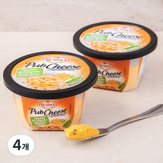 프레지덩 체다 앤 할라피뇨 스프레더블 치즈, 226g, 1개입, 4개