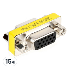 NEXTU RGB VGA 15針 母對母 延長線轉接頭, 30mm, 15個