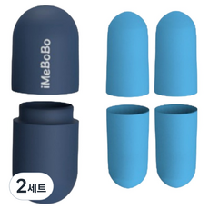 iMeBoBo Heldon防噪音耳塞耳塞 4入組 藍色, 2套