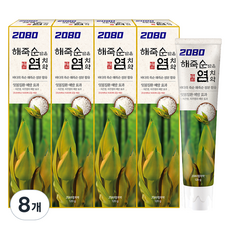 2080 含海竹筍鹽牙膏, 120g, 8個