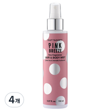 더프트앤도프트 파인 프라그란스 바디미스트 핑크브리즈향, 150ml, 4개
