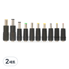 에이치디탑 DC전원 10종 아답터 잭 변환 젠더, HT-DC10T, 2세트 HT-DC10T, 2세트