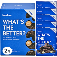 Nuldam 素食堅果巧克力球腰果 5入, 150g, 2個