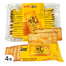 슈퍼비비가 크리스피 치즈맛 비스킷 26p, 288g, 4개
