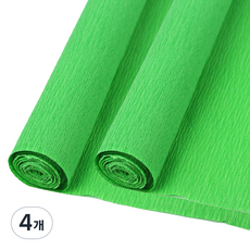 마다꾸미 주름 구김지 잔디그린, 50 x 250 cm, 4개