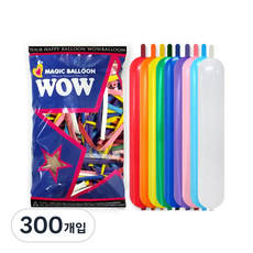 와우파티코리아 매직 벌룬 100p, 기본 혼합, 300개입