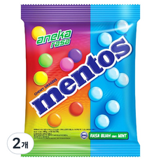 mentos 曼陀珠 8種口味水果薄荷糖, 405g, 2個