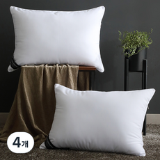 atonalo Black Label飯店式防塵超細纖維枕芯, 白色, 4個