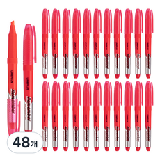 라인플러스 리멤버 형광펜, 로즈, 48개