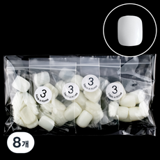 Lvia 腳指甲美甲貼 3號 50入, 自然款, 8組