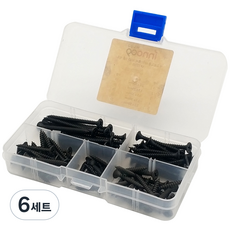 이노공구 石膏板用單刃螺絲 黑色 5種套組 1039, 6套