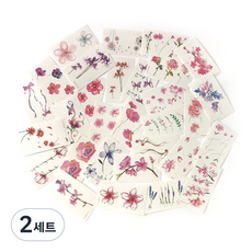 Partybok.com 手工鞋紋身貼紙 30 件套 JT002 10.5 x 6 厘米, 混色, 2組