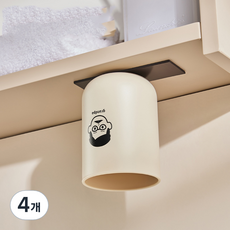 몬드스팟 신혼부부 집들이선물 욕실 양치컵 YY57296, 여자2, 4개