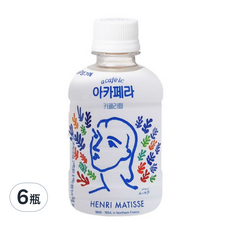 Binggrae 咖啡拿鐵，原裝低溫進口，隨手罐拿了就走，獨特濃郁香氣，濾滴現磨咖啡宛如現泡, 240ml, 6瓶