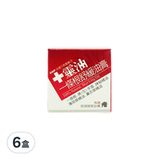 十靈本舖 十靈油一條根舒緩油膏 (佛(左)手香、辣椒精油、薄荷精油、薰衣草精油), 旅遊居家必備, 6盒, 30g