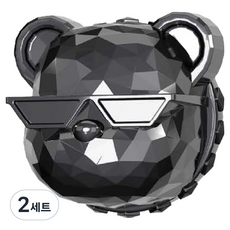 Doa 香氛熊頂級車用芳香劑擴香禮盒 深鉻色, 檸檬萊姆, 2套