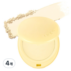 IPKN TONE WEAR 妝前控油蜜粉餅 7.5g, 柔和檸檬, 4個