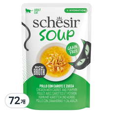 스케지어 고양이 수프, 40g, 72개, 혼합맛(닭/호박)