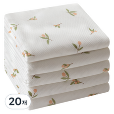 베이비앤아이 소프트 사각 천 기저귀, 올리브, 20개