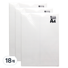 pinkfoot 雙面有線條的紙, 18個