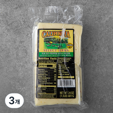 캘리포니아 페퍼잭슬라이스치즈, 21.3g, 32개입, 3개