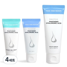 HAAYANNOON 판테노 히알루론산 기초화장품 3종 세트, 4세트