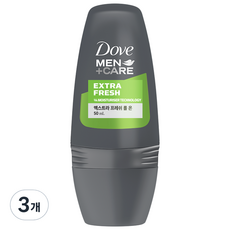 도브 맨 엑스트라 프레쉬 데오드란트 롤 온, 50ml, 3개