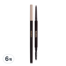 Lulydia Easy Detail Brow 0.03g, Ash Brown, 6支