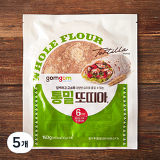 곰곰 통밀또띠아 6인치, 150g, 5개