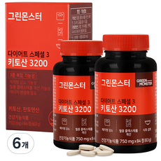 그린몬스터 다이어트 스페셜3 키토산3200, 84정, 6개