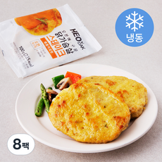 허닭 오븐에 구운 닭가슴살 스테이크 매콤커리맛 (냉동), 100g, 1개입, 8개