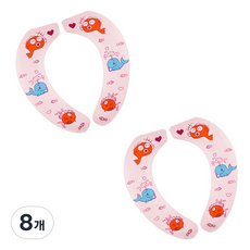 Block Mart 浴室簡約馬桶坐墊, TYPE1, 8個